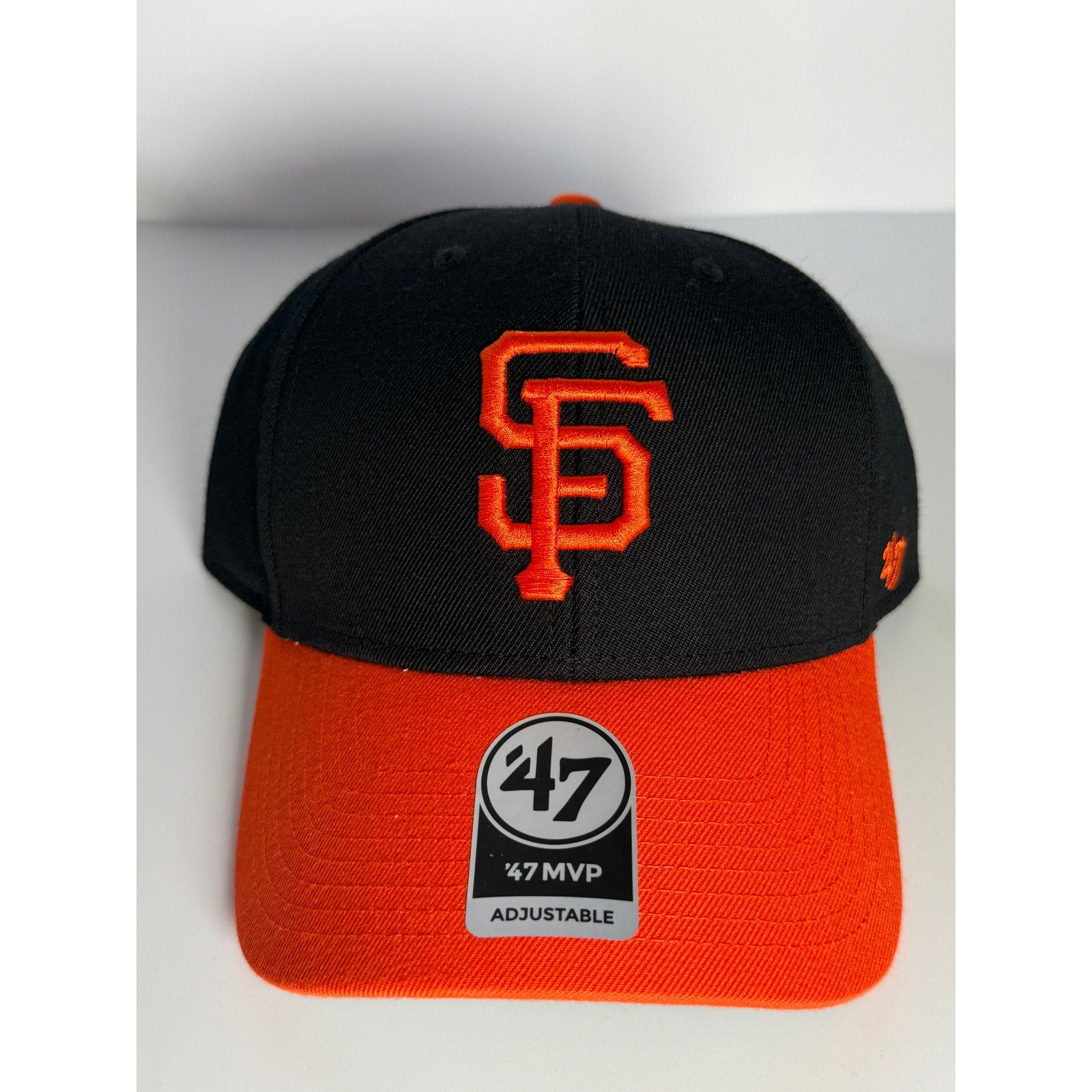 47 San Francisco Giants Black Orange MVP Adjustable MLB Baseball Hat NWT OSFM