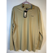 Oakley Gravity Range Quarter Zip Pullover Silver Sage XL Regular Fit NWT