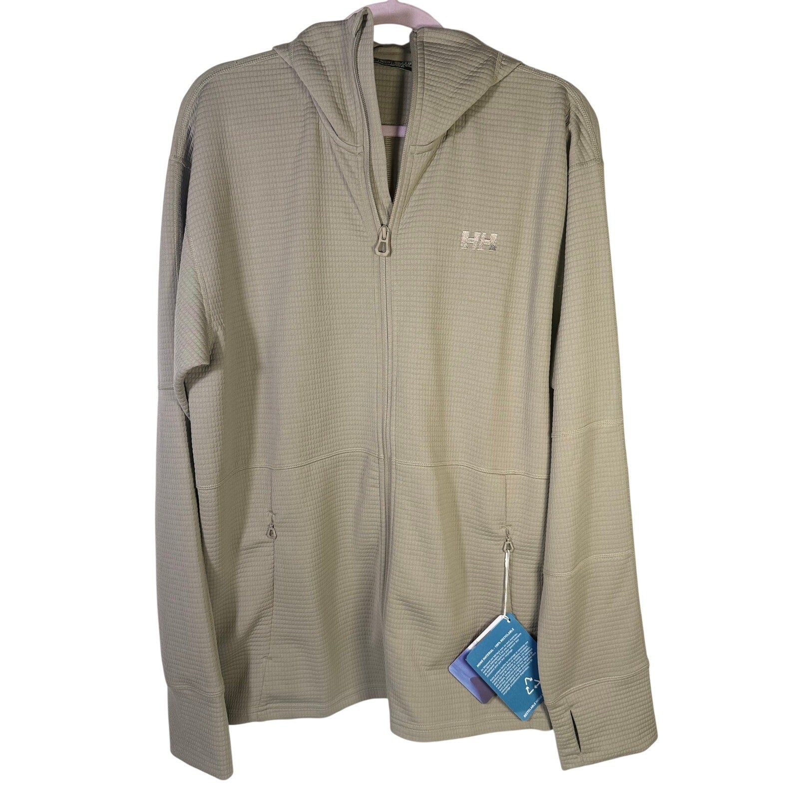 Helly Hansen Men’s Evolved Air Hooded Midlayer Jacket Terrazzo Size XL NWT