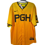Nike Pittsburgh Pirates Ke'Bryan Hayes #13 City Connect Jersey Men's Large NWT