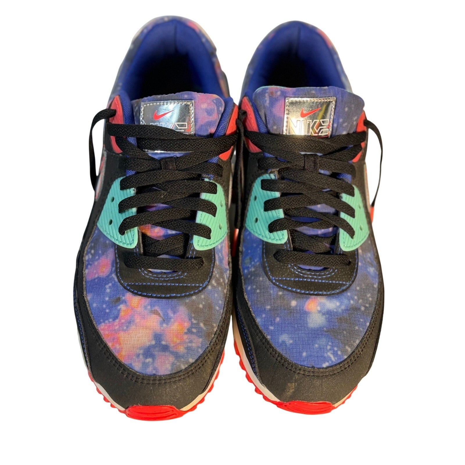 Nike Air Max 90 QS Galaxy Space Theme Sneakers Men's US 11.5