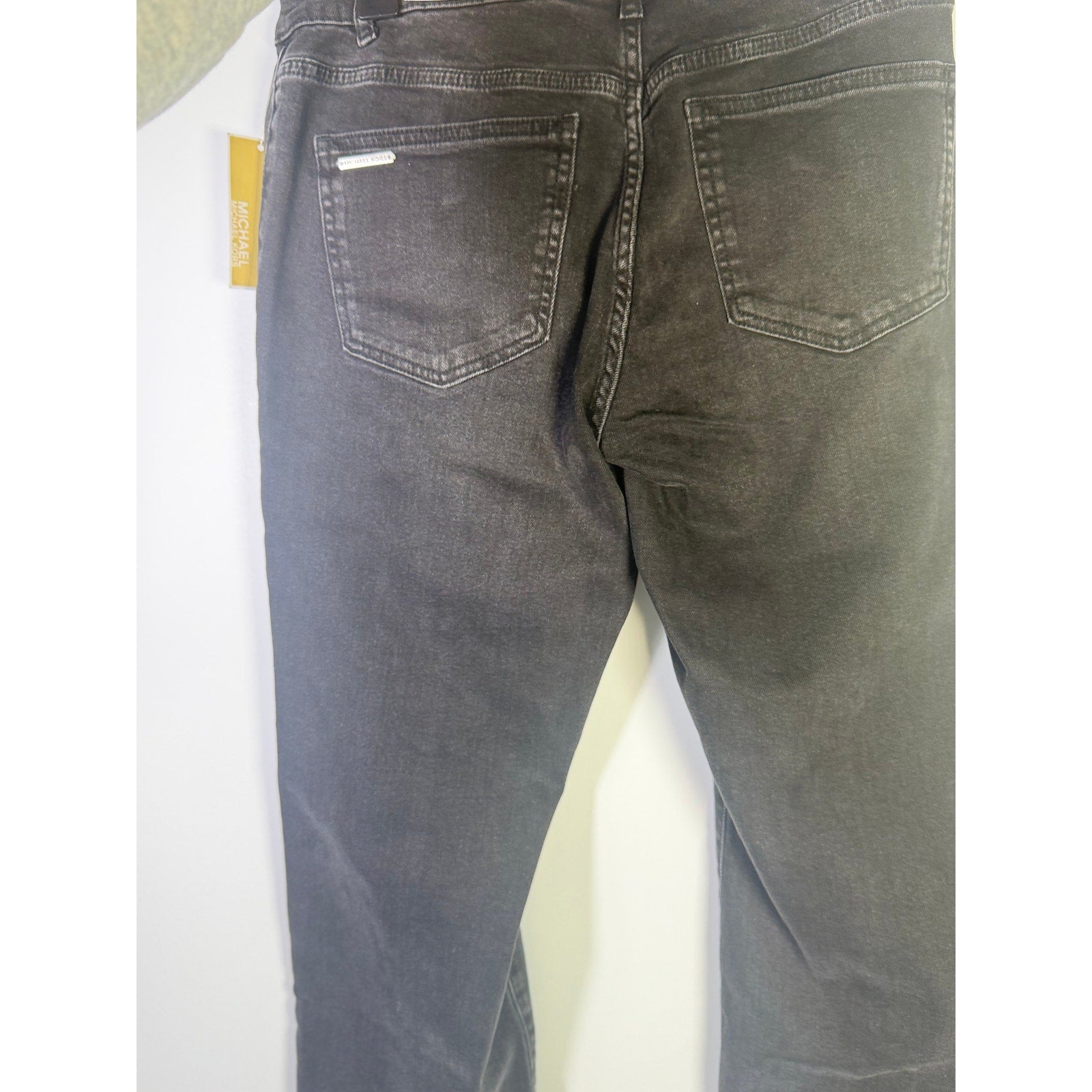 MICHAEL Michael Kors Women’s Selma Cropped Flare Jeans Washed Black Size 4