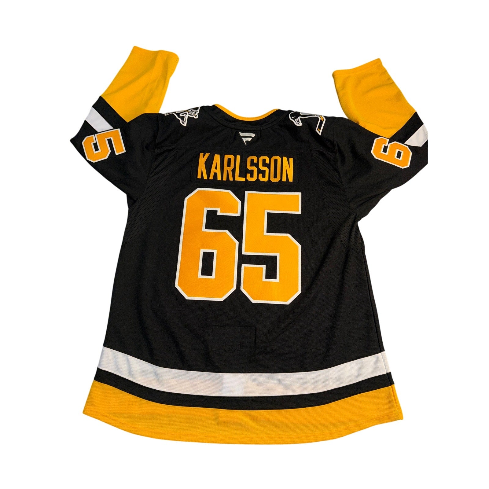 Fanatics Pittsburgh Penguins Erik Karlsson #65 NHL Premium Hockey Jersey Size 56