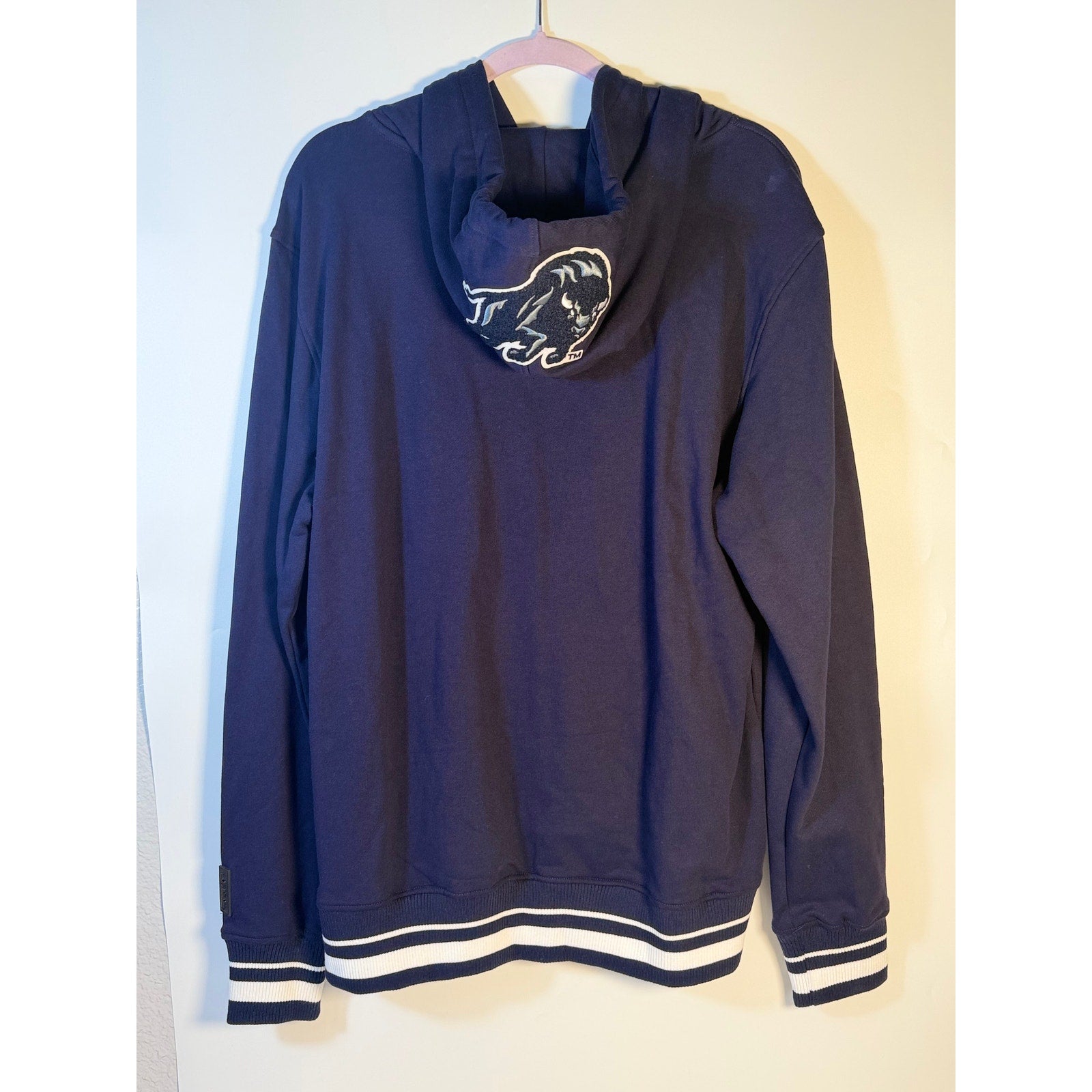 Campus Crew Howard University Bison Pullover Hoodie Men's Large Navy NWT