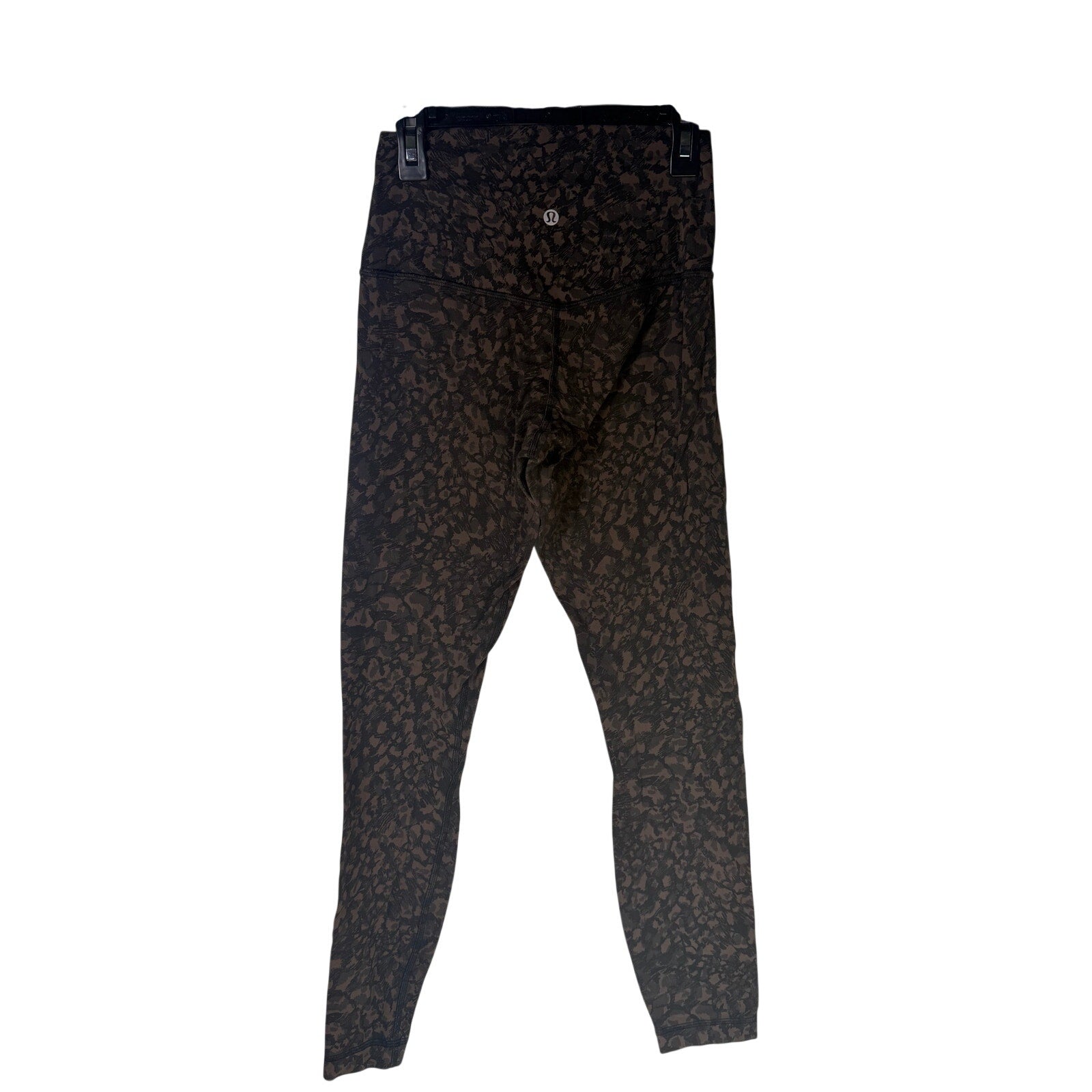 Lululemon Women’s Align High-Rise Leggings 25” Brown Black Camo Size 4