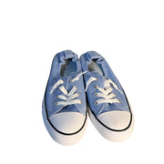 Converse Chuck Taylor All Star Shoreline Slip-On Light Blue Women's Size 9 Canvas Sneakers