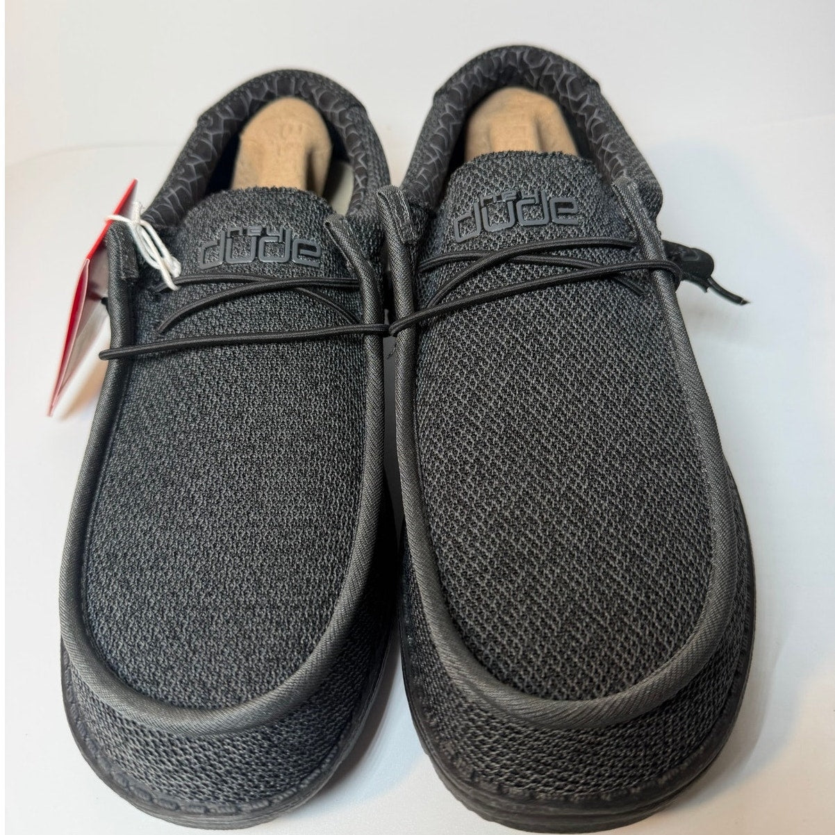 Hey Dude Wally Sox Micro Men’s Size 8 Total Black Slip-On Shoes