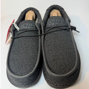 Hey Dude Wally Sox Micro Men’s Size 8 Total Black Slip-On Shoes