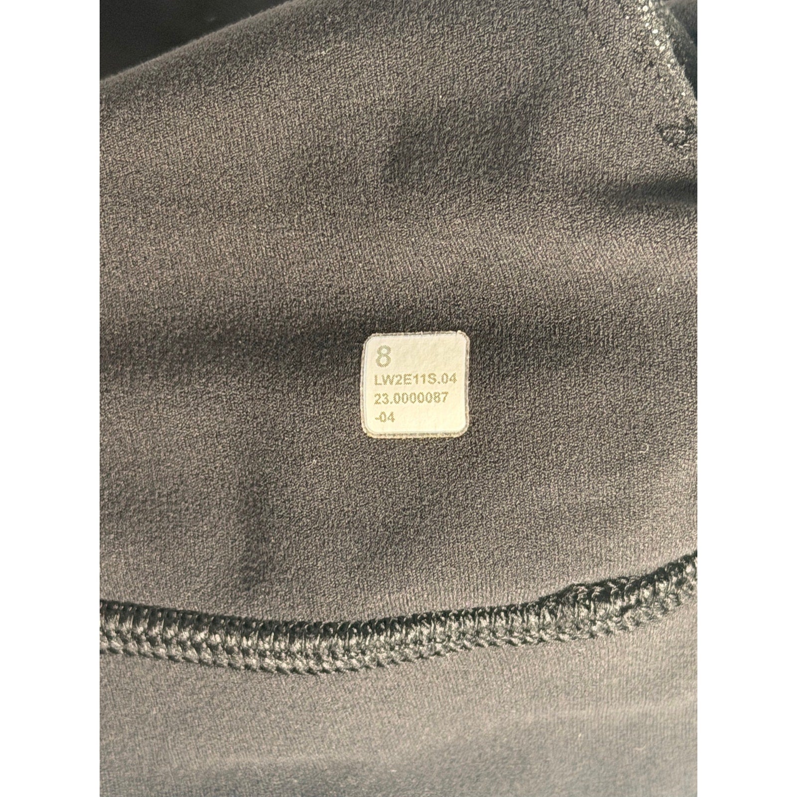 Lululemon Women’s One-Shoulder Foil Sports Bra Black Size 8