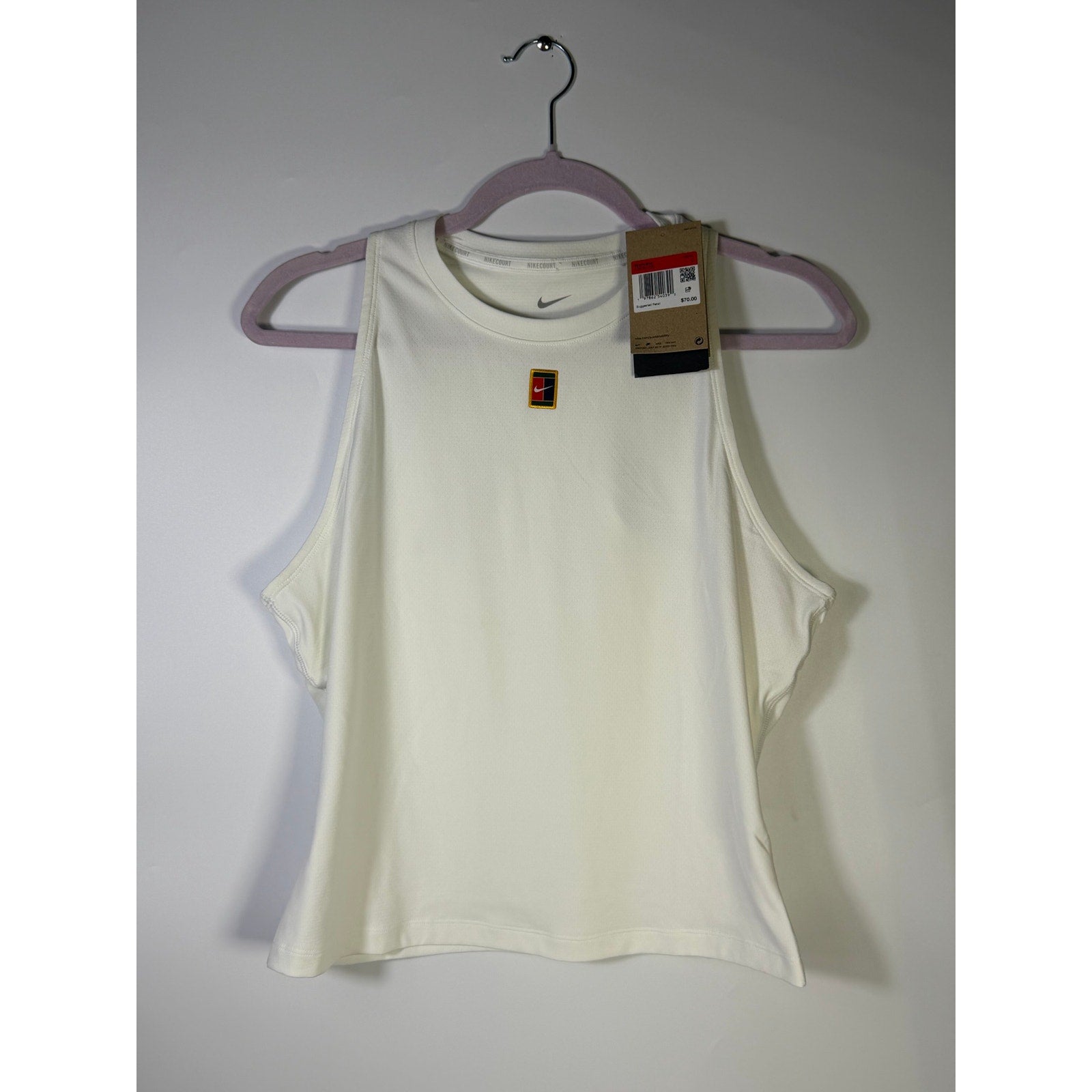 NikeCourt Women's Dri-FIT Tennis Tank Top White Size L