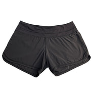 Lululemon Women’s Black Running Shorts Size 8 Zip Back Pocket