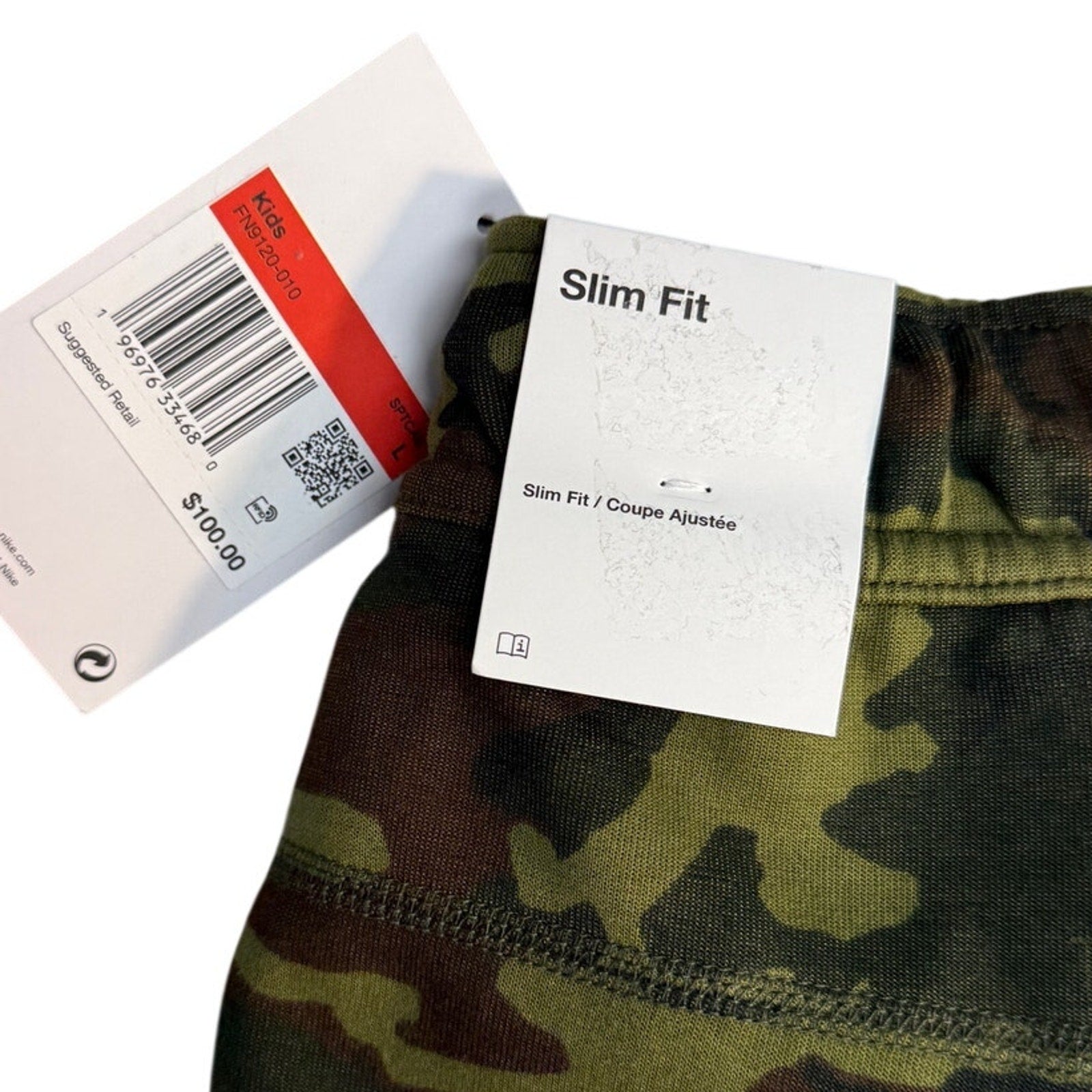 Nike Sportswear Tech Camo Joggers – Youth Size Medium – New