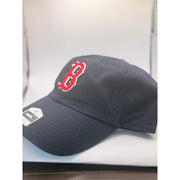 New Era Boston Red Sox MLB Clean Up Adjustable Dad Hat Cap Black Red Logo NWT