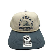 Cleveland Browns NFL ’47 Hitch Adjustable Snapback Hat Cream Gray NWT