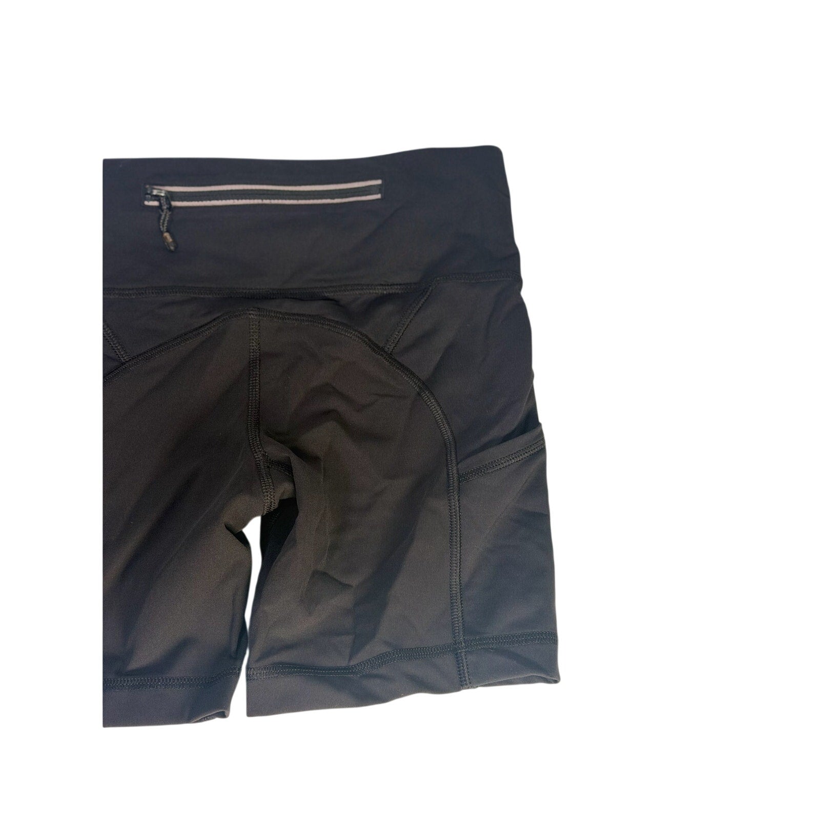 Lululemon Women’s High-Rise Biker Shorts Black Pockets Size 2