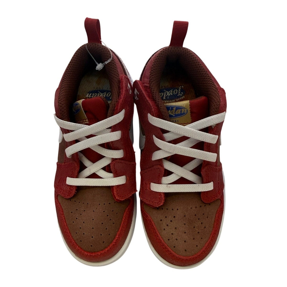 Nike Air Jordan 1 Low Alt SE PS “Dark Pony / Varsity Red” – Kids Preschool Sneakers – HF3204-200