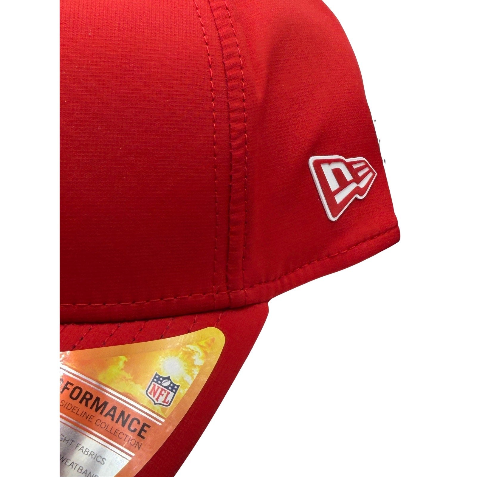 San Francisco 49ers NFL New Era 39THIRTY Red Stretch Fit Hat L/XL NWT