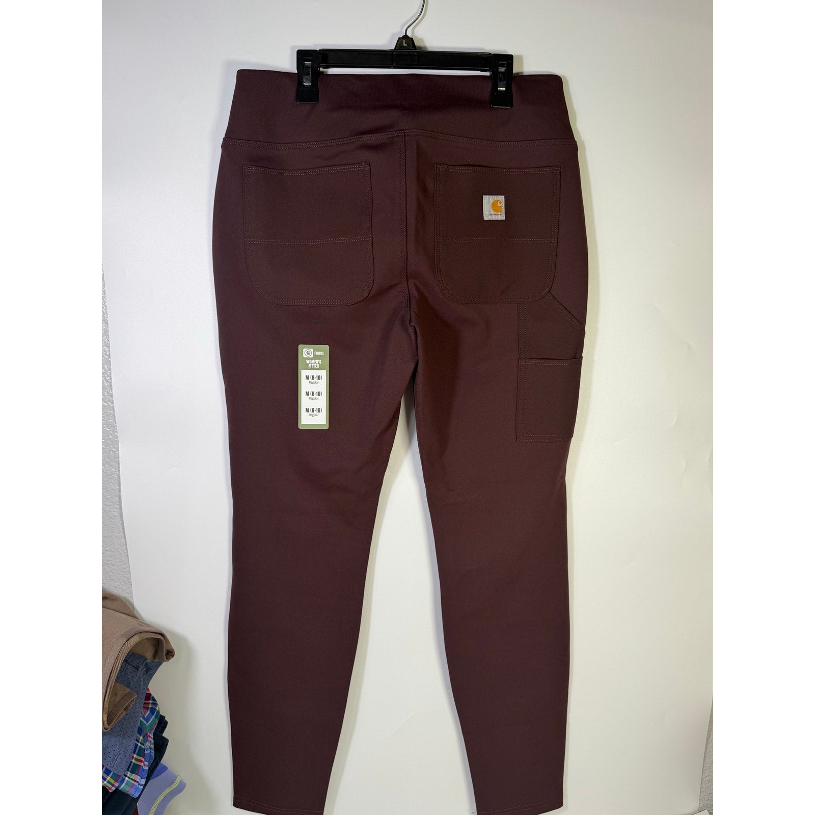 Carhartt Force Women’s Fitted Utility Pants Size M 8-10 Regular Brown New