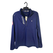 Ralph Lauren RLX Team USA Olympic Quarter-Zip Pullover Men’s XXL Navy NWT - front view