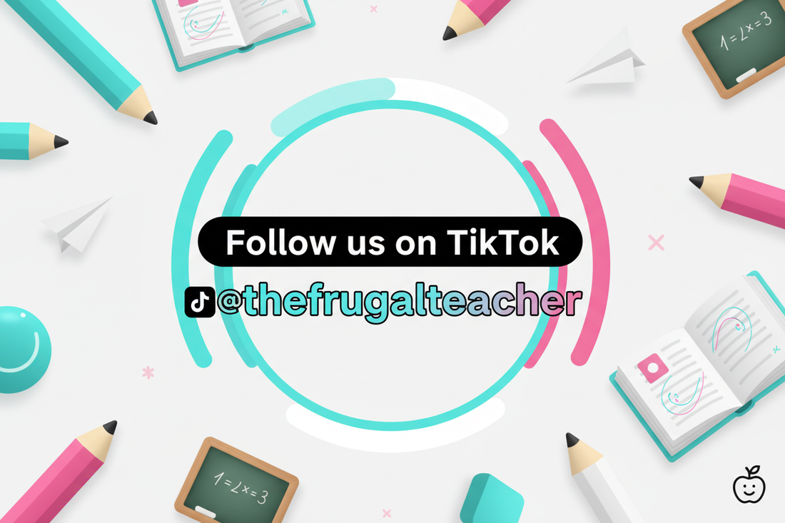 follow us on ticktock the frugal teacher